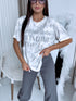 LIMITED T-krekls "CAN BE HAPPY" - BALTS AR PELĒKU